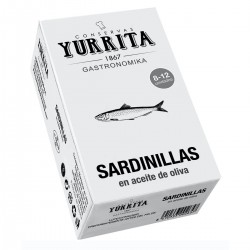 Sardines amb oli d’oliva de Yurrita  120g
